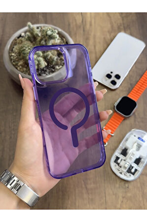 iPhone 14 Pro Max MagSafe Uyumlu Silikon Kılıf Soocase661