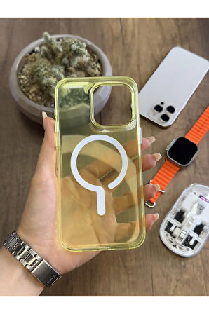 iPhone 14 Pro Max MagSafe Uyumlu Silikon Kılıf Soocase661