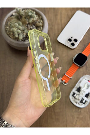 iPhone 15 MagSafe Uyumlu Silikon Kılıf Soocase661
