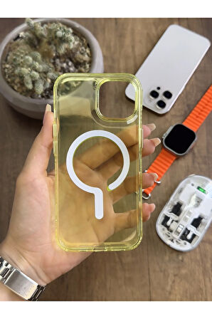 iPhone 15 MagSafe Uyumlu Silikon Kılıf Soocase661