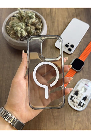 iPhone 15 Pro MagSafe Uyumlu Silikon Kılıf Soocase661