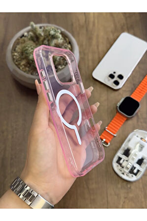 iPhone 15 Pro Max MagSafe Uyumlu Silikon Kılıf Soocase661