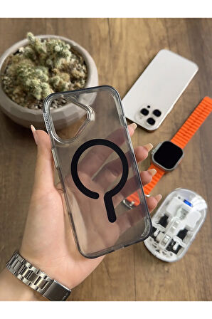 iPhone 16 MagSafe Uyumlu Silikon Kılıf Soocase661