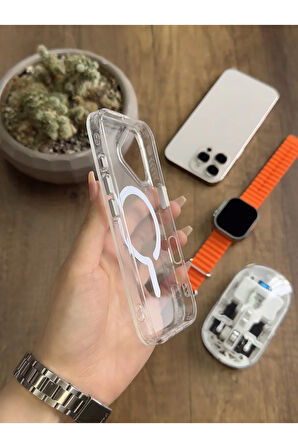 iPhone 16 MagSafe Uyumlu Silikon Kılıf Soocase661