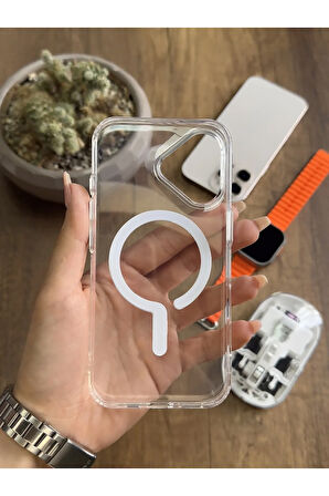 iPhone 16 MagSafe Uyumlu Silikon Kılıf Soocase661