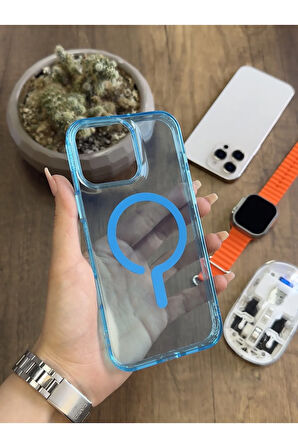 iPhone 16 Pro Max MagSafe Uyumlu Silikon Kılıf Soocase661