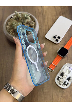 iPhone 16 Pro Max MagSafe Uyumlu Silikon Kılıf Soocase661