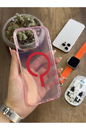 iPhone 16 Pro Max MagSafe Uyumlu Silikon Kılıf Soocase661