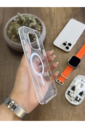 iPhone 16 Pro Max MagSafe Uyumlu Silikon Kılıf Soocase661