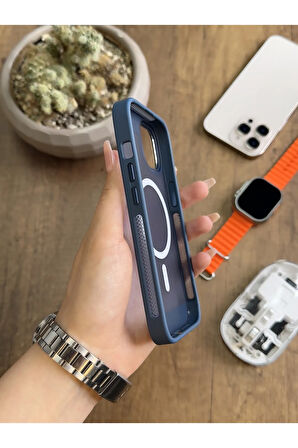 iPhone 15 Pro Max MagSafe Uyumlu Silikon Kılıf Soocase635