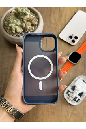 iPhone 15 Pro Max MagSafe Uyumlu Silikon Kılıf Soocase635