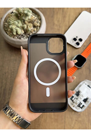 iPhone 15 Pro Max MagSafe Uyumlu Silikon Kılıf Soocase635