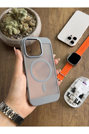 iPhone 15 Pro MagSafe Uyumlu Silikon Kılıf Soocase635