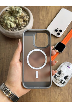 iPhone 15 Pro MagSafe Uyumlu Silikon Kılıf Soocase635