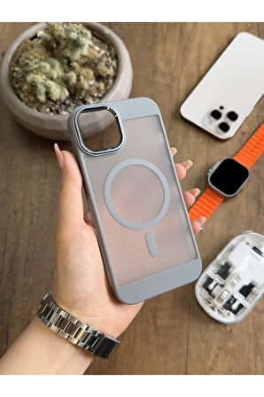 iPhone 15 MagSafe Uyumlu Silikon Kılıf Soocase635
