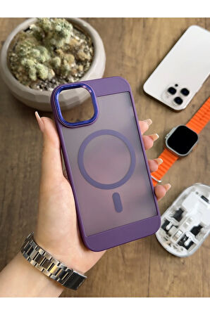 iPhone 15 MagSafe Uyumlu Silikon Kılıf Soocase635