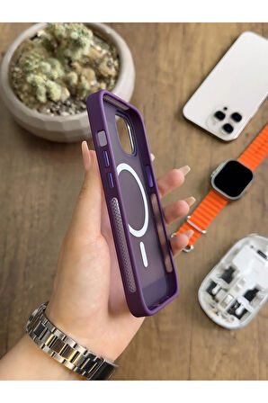 iPhone 15 MagSafe Uyumlu Silikon Kılıf Soocase635