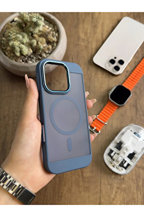 iPhone 16 Pro MagSafe Uyumlu Silikon Kılıf Soocase635