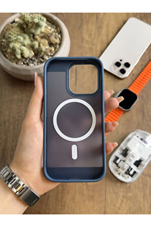 iPhone 16 Pro MagSafe Uyumlu Silikon Kılıf Soocase635