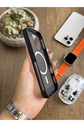 iPhone 16 MagSafe Uyumlu Silikon Kılıf Soocase635