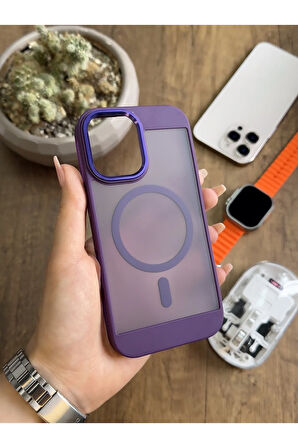 iPhone 16 MagSafe Uyumlu Silikon Kılıf Soocase635