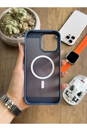 iPhone 16 Pro Max MagSafe Uyumlu Silikon Kılıf Soocase635