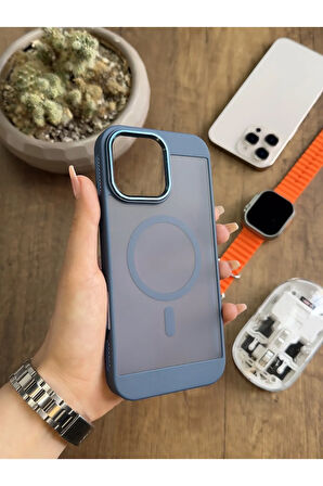 iPhone 16 Pro Max MagSafe Uyumlu Silikon Kılıf Soocase635