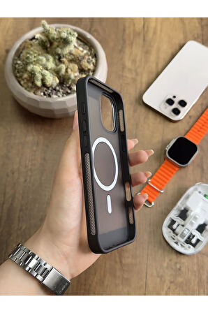 iPhone 16 Plus MagSafe Uyumlu Silikon Kılıf Soocase635