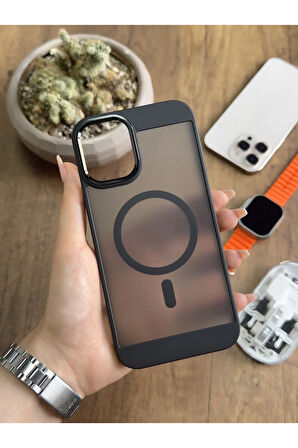 iPhone 16 Plus MagSafe Uyumlu Silikon Kılıf Soocase635
