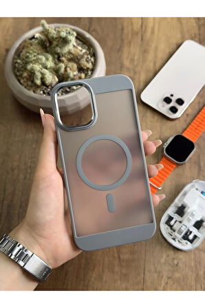 iPhone 16 Plus MagSafe Uyumlu Silikon Kılıf Soocase635