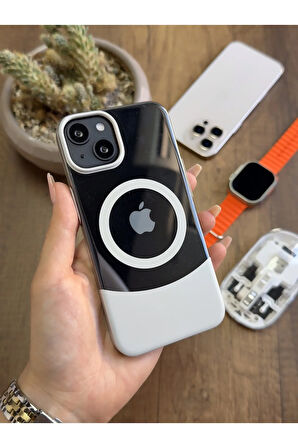 iPhone 13/14 Magsafe Uyumlu Mika Sararmaz Kılıf SooCase720