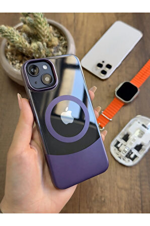iPhone 13/14 Magsafe Uyumlu Mika Sararmaz Kılıf SooCase720