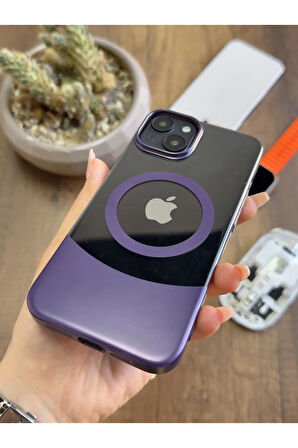 iPhone 13/14 Magsafe Uyumlu Mika Sararmaz Kılıf SooCase720