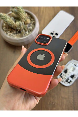 iPhone 13/14 Magsafe Uyumlu Mika Sararmaz Kılıf SooCase720