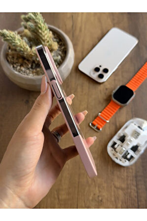 iPhone 14 Pro Max Magsafe Uyumlu Mika Sararmaz Kılıf SooCase720