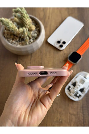 iPhone 14 Pro Max Magsafe Uyumlu Mika Sararmaz Kılıf SooCase720