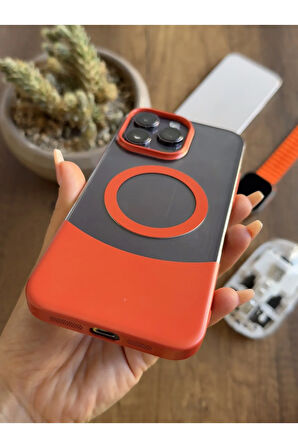 iPhone 14 Pro Max Magsafe Uyumlu Mika Sararmaz Kılıf SooCase720