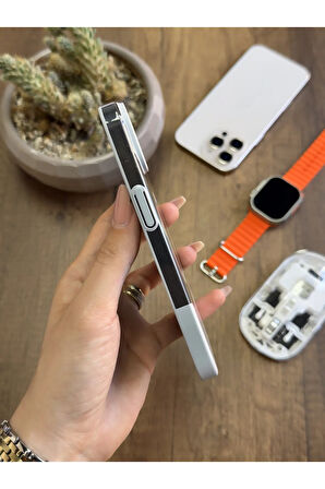 iPhone 15 Magsafe Uyumlu Mika Sararmaz Kılıf SooCase720