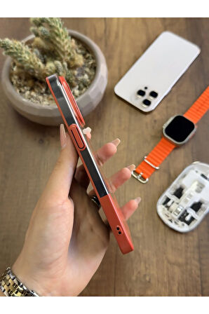 iPhone 15 Pro Max Magsafe Uyumlu Mika Sararmaz Kılıf SooCase720