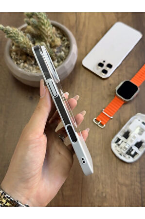 iPhone 16 Pro Max Magsafe Uyumlu Mika Sararmaz Kılıf SooCase720