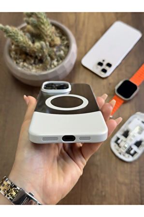 iPhone 16 Pro Max Magsafe Uyumlu Mika Sararmaz Kılıf SooCase720