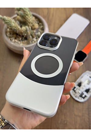 iPhone 16 Pro Max Magsafe Uyumlu Mika Sararmaz Kılıf SooCase720