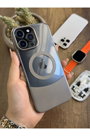 iPhone 16 Pro Max Magsafe Uyumlu Mika Sararmaz Kılıf SooCase720