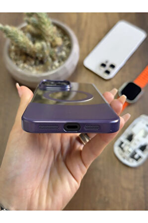 iPhone 16 Pro Max Magsafe Uyumlu Mika Sararmaz Kılıf SooCase720