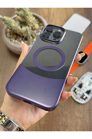 iPhone 16 Pro Max Magsafe Uyumlu Mika Sararmaz Kılıf SooCase720