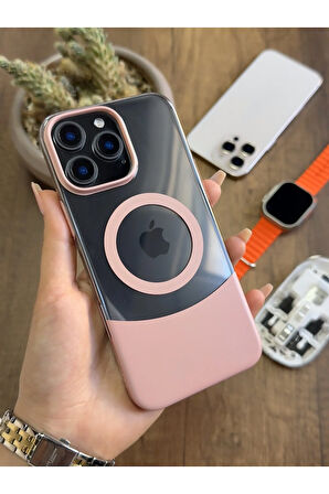 iPhone 16 Pro Max Magsafe Uyumlu Mika Sararmaz Kılıf SooCase720