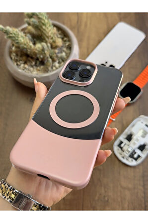 iPhone 16 Pro Max Magsafe Uyumlu Mika Sararmaz Kılıf SooCase720