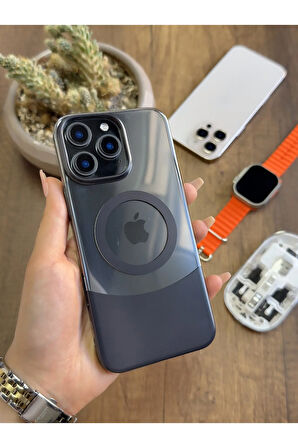 iPhone 16 Pro Max Magsafe Uyumlu Mika Sararmaz Kılıf SooCase720