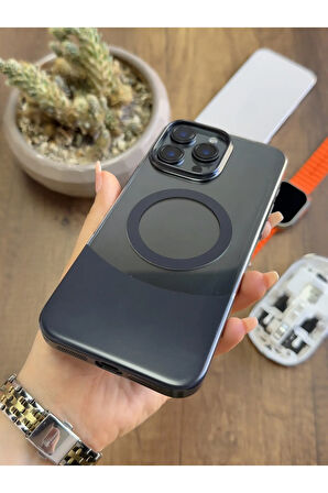 iPhone 16 Pro Max Magsafe Uyumlu Mika Sararmaz Kılıf SooCase720