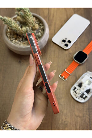 iPhone 16 Pro Max Magsafe Uyumlu Mika Sararmaz Kılıf SooCase720